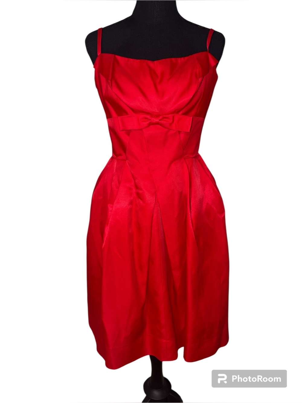 Lorrie Deb 1960s San Francisco SZ SM Red Rockabilly Pinup